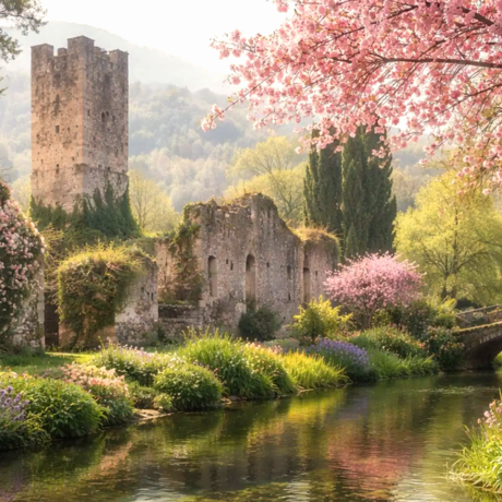 GIARDINO DI NINFA E CASTELLI ROMANI