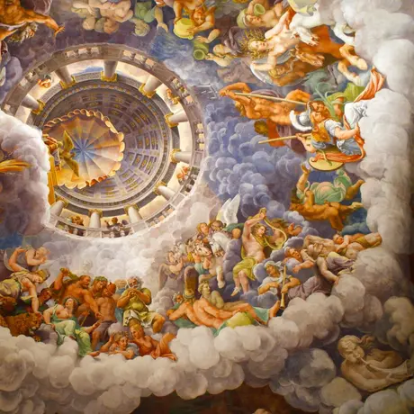 MANTOVA, PALAZZO TE E LA CUPOLA DI SANT'ANDREA