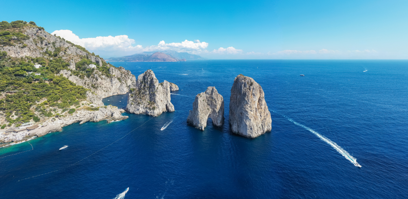 CAPRI, AMALFI, POSITANO, SORRENTO E NAPOLI