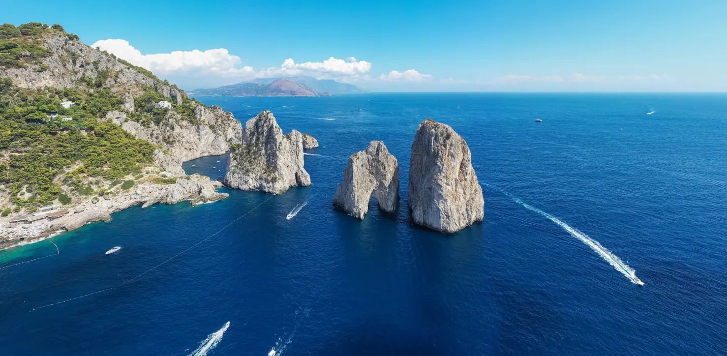CAPRI, AMALFI, POSITANO, SORRENTO E NAPOLI