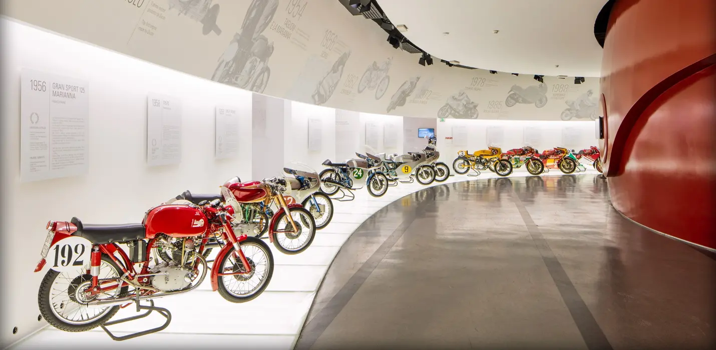 DUCATI E FERRARI, DA BORGO PANIGALE A MARANELLO