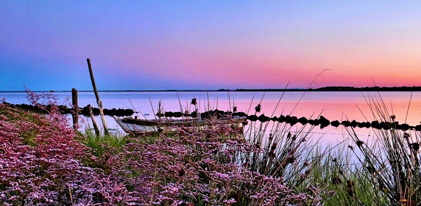 DELTA DEL PO AL TRAMONTO DELTA DEL PO AL TRAMONTO