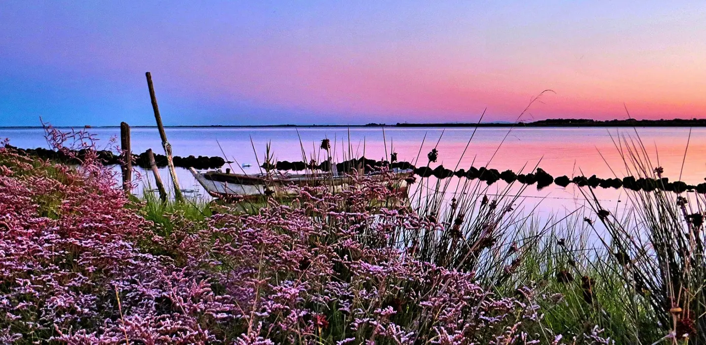 DELTA DEL PO AL TRAMONTO