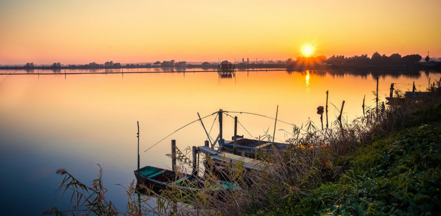 DELTA DEL PO AL TRAMONTO DELTA DEL PO AL TRAMONTO