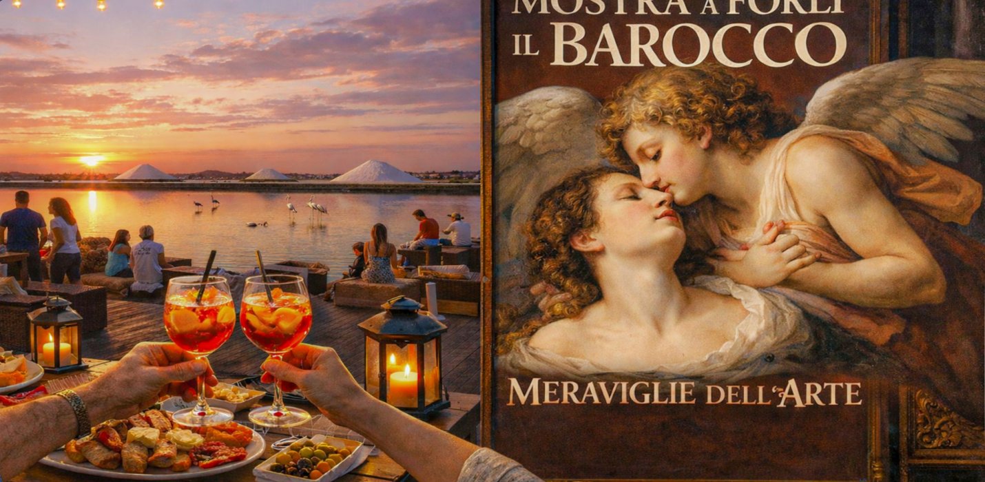 QUADRI E CALICI 2026: "BAROCCO" A FORLì E APERICENA ALLE SALINE