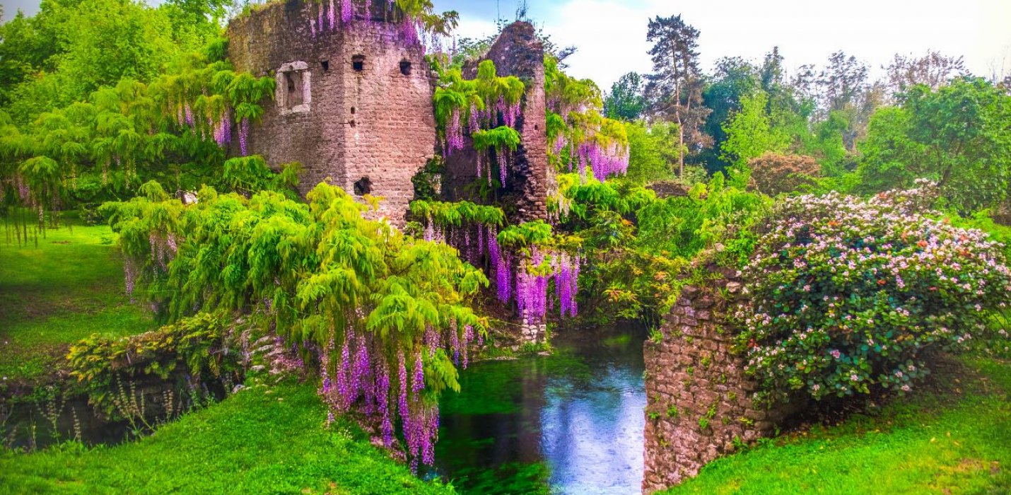 GIARDINO DI NINFA E CASTELLI ROMANI