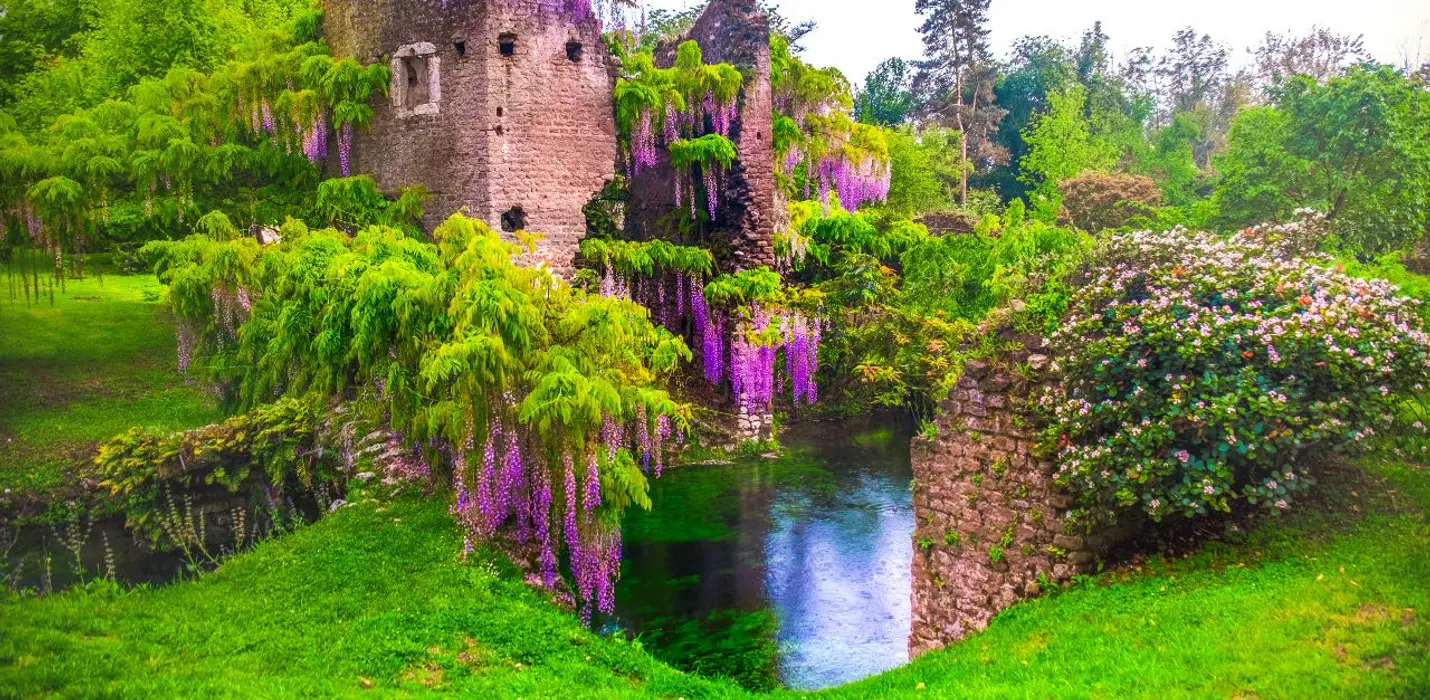 GIARDINO DI NINFA E CASTELLI ROMANI