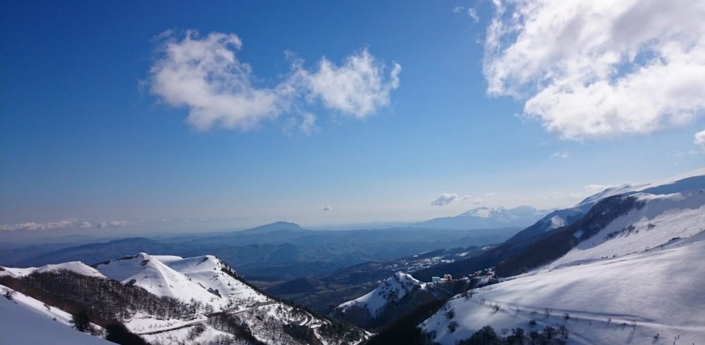 TRAMONTO IN CIASPOLE AI PIANI DI RAGNOLO TRAMONTO IN CIASPOLE AI PIANI DI RAGNOLO