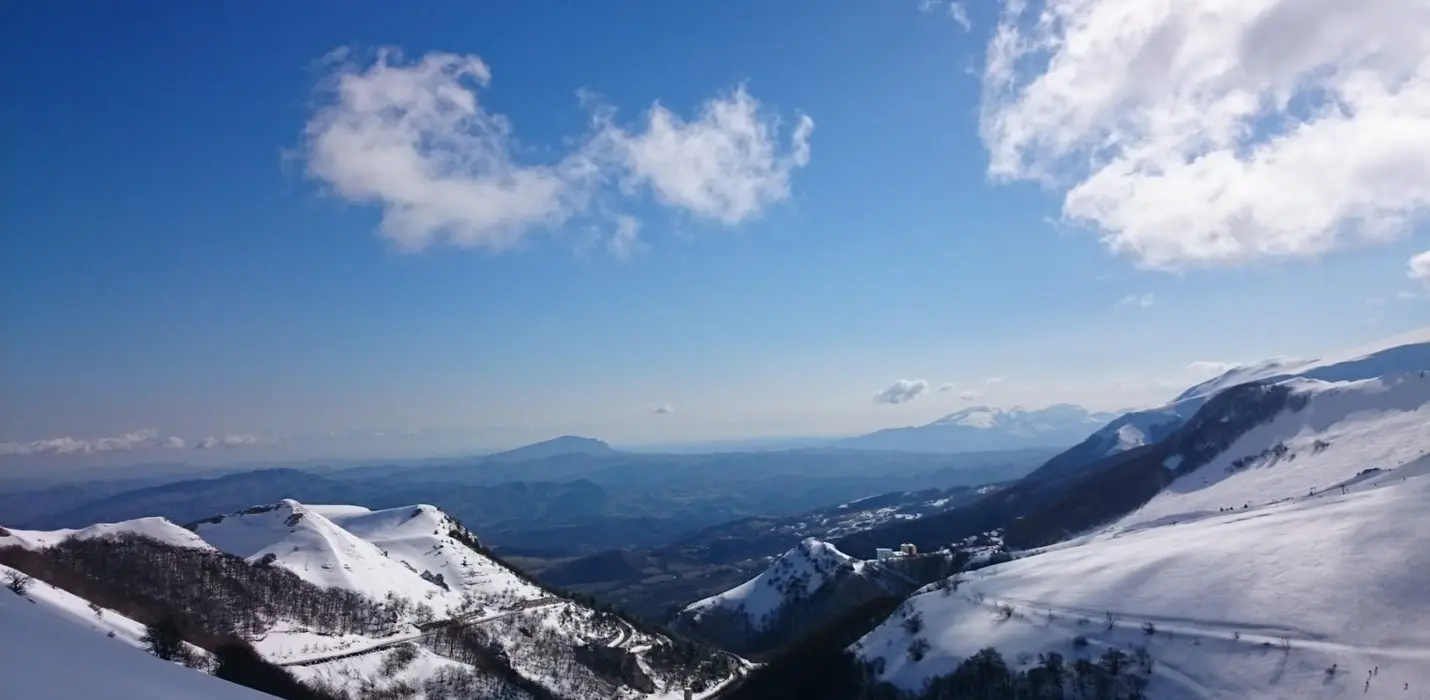 TRAMONTO IN CIASPOLE AI PIANI DI RAGNOLO