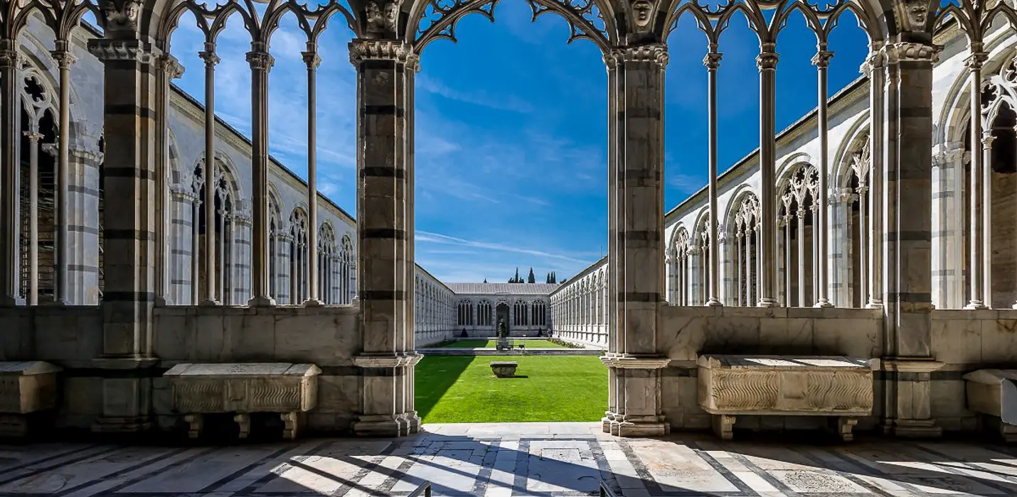 PISA, IL CAMPOSANTO, LA CATTEDRALE E IL BATTISTERO