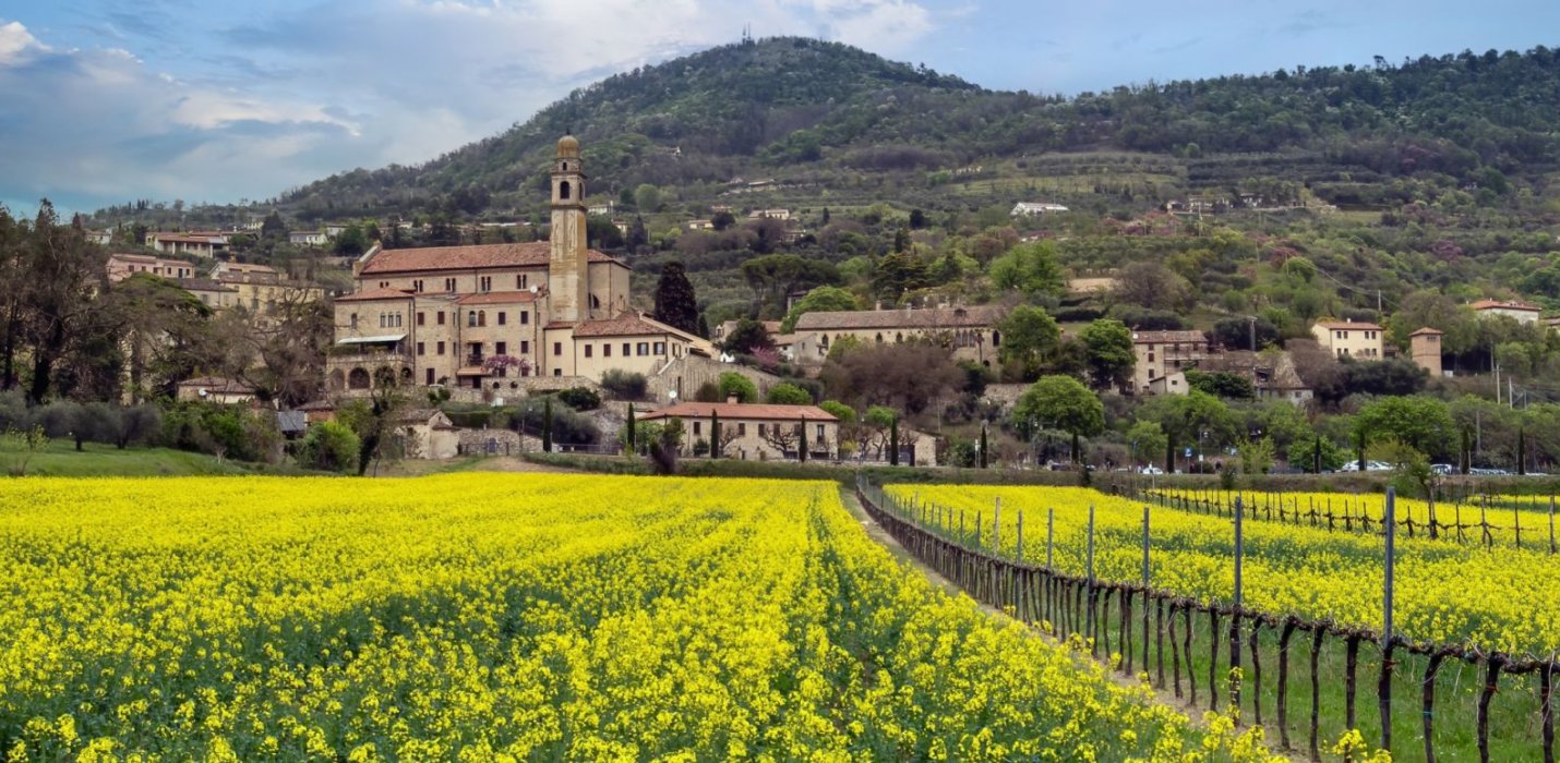 ARQUA' PETRARCA, VILLA DEI VESCOVI E IL GIARDINO DI VALSANZIBIO ARQUA' PETRARCA, VILLA DEI VESCOVI E IL GIARDINO DI VALSANZIBIO